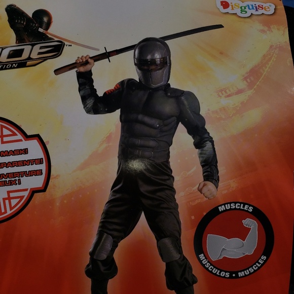 *NWT DISGUISE SNAKE EYES SIZE SMALL 4 - 6 COSTUME - Picture 6 of 7